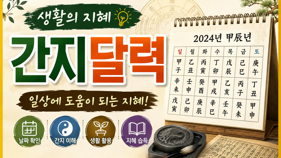 간지달력 가이드